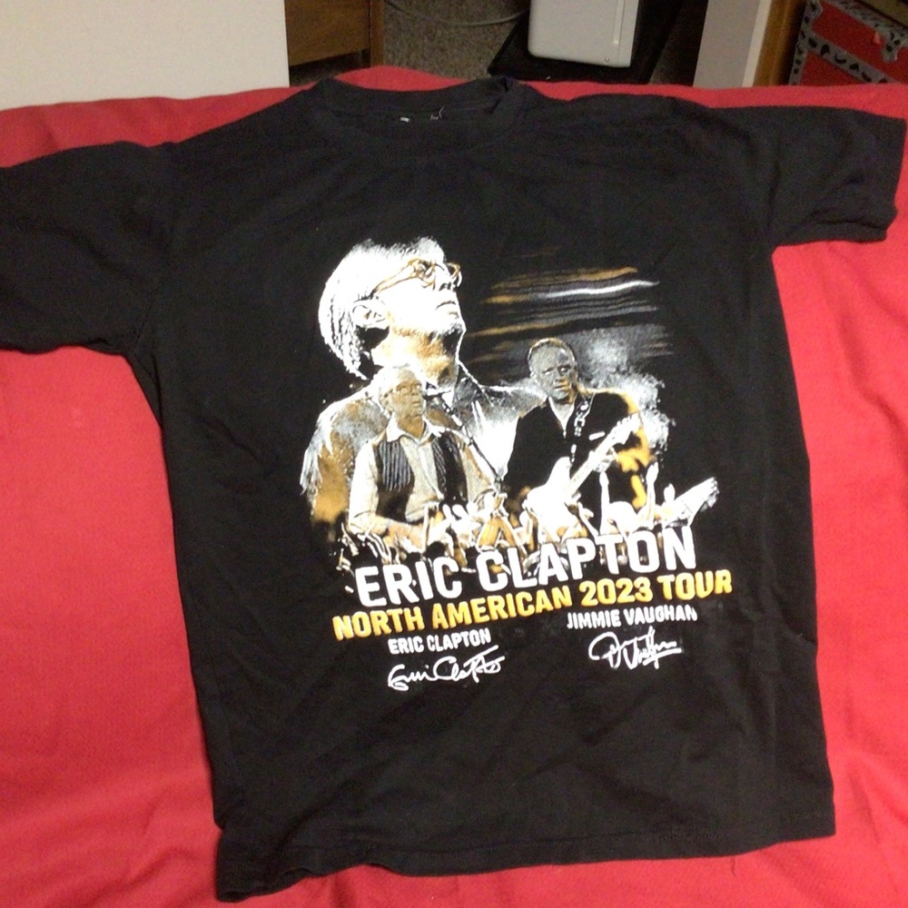 ERIC CLAPTON concert tshirt